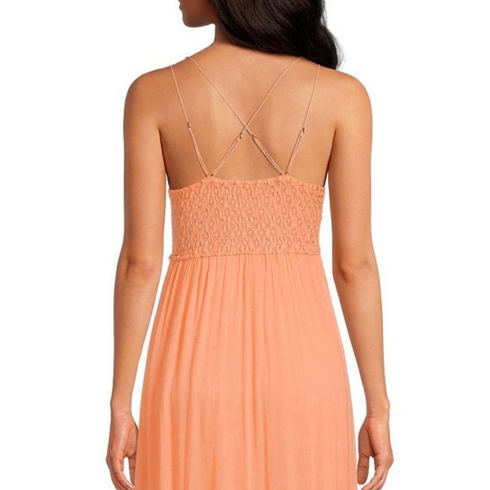 FREE PEOPLE FP One Adella Maxi Slip Dress Womens Small - Picture 6 of 7